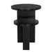 Noir Furniture - Mikasa Side Table in Hand Rubbed Black - GTAB9004HB - GreatFurnitureDeal