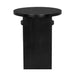 Noir Furniture - Mikasa Side Table in Hand Rubbed Black - GTAB9004HB - GreatFurnitureDeal