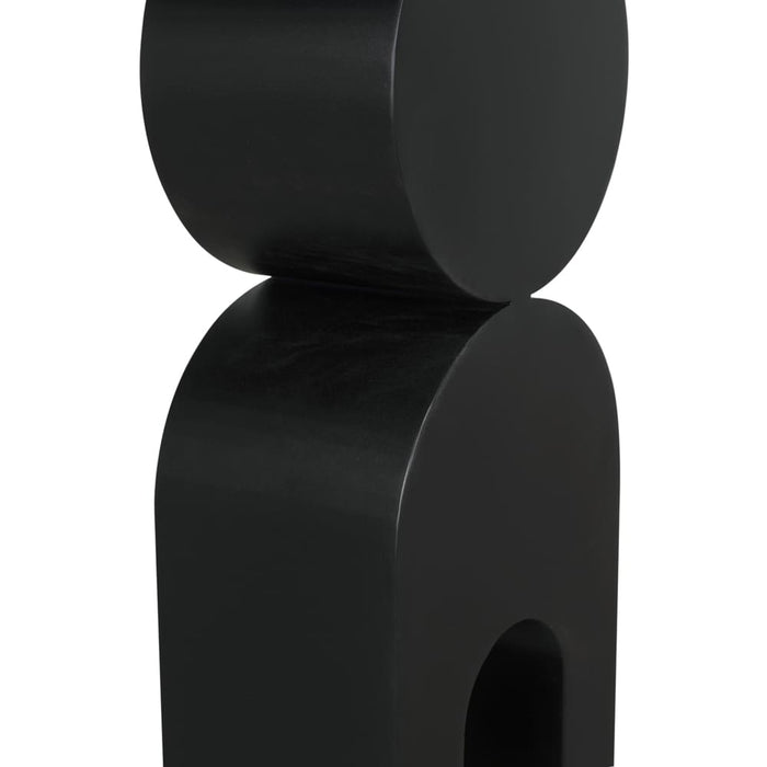 Noir Furniture - Symbol Side Table in Matte Black - GTAB9006MTB - GreatFurnitureDeal