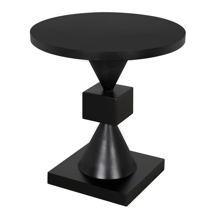Noir Furniture - Theo Side Table in Matte Black - GTAB9007MTB - GreatFurnitureDeal