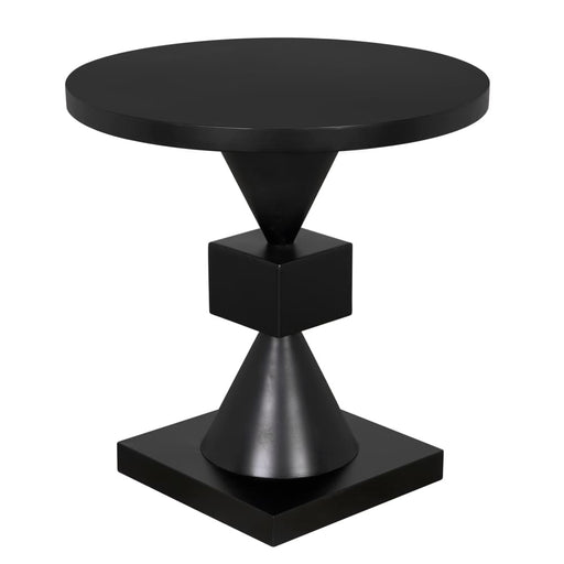 Noir Furniture - Theo Side Table in Matte Black - GTAB9007MTB - GreatFurnitureDeal