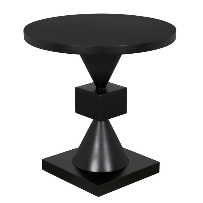 Noir Furniture - Theo Side Table in Matte Black - GTAB9007MTB - GreatFurnitureDeal