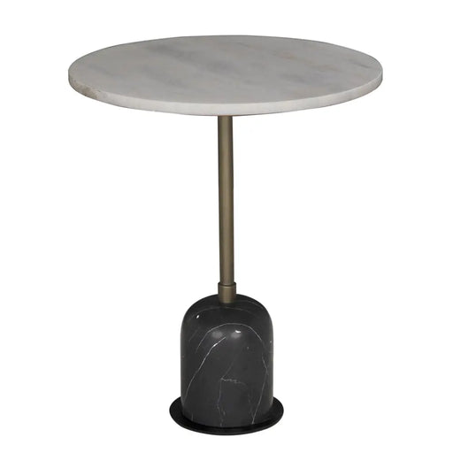 Noir Furniture - Shantu Side Table in Aged Brass - GTAB9009AB-W - GreatFurnitureDeal