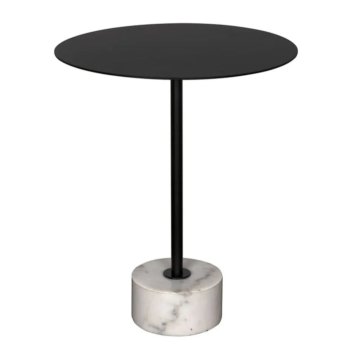 Noir Furniture - Govinda Side Table in Matte Black - GTAB9015MTB - GreatFurnitureDeal