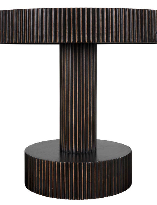 Noir Furniture - Stringata Table in Hand Rubbed Black - GTAB9016HBBR - GreatFurnitureDeal