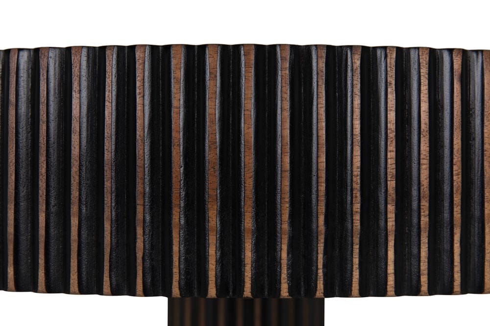 Noir Furniture - Stringata Table in Hand Rubbed Black - GTAB9016HBBR - GreatFurnitureDeal