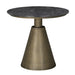 Noir Furniture - Nara Side Table in Aged Brass - GTAB9019AB - GreatFurnitureDeal