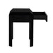 Noir Furniture - Obtuse Side Table in Hand Rubbed Black - GTAB9021HB - GreatFurnitureDeal