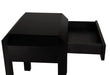 Noir Furniture - Obtuse Side Table in Hand Rubbed Black - GTAB9021HB - GreatFurnitureDeal