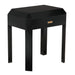 Noir Furniture - Obtuse Side Table in Hand Rubbed Black - GTAB9021HB - GreatFurnitureDeal