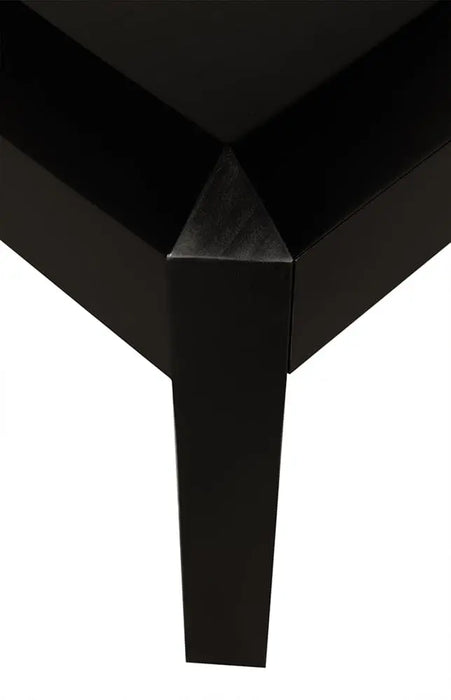 Noir Furniture - Obtuse Side Table in Hand Rubbed Black - GTAB9021HB - GreatFurnitureDeal