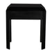 Noir Furniture - Obtuse Side Table in Hand Rubbed Black - GTAB9021HB - GreatFurnitureDeal