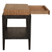 Noir Furniture - Memphis Side Table in Black Walnut - GTAB9022DW - GreatFurnitureDeal