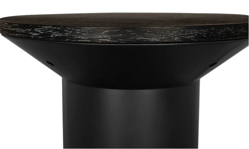 Noir Furniture - Sydney Side Table in Matte Black - GTAB9025BKW - GreatFurnitureDeal