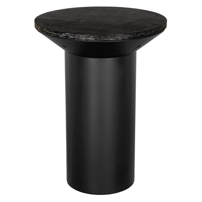 Noir Furniture - Sydney Side Table in Matte Black - GTAB9025BKW - GreatFurnitureDeal