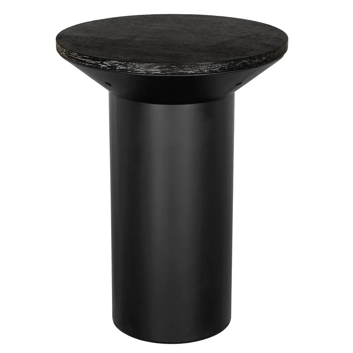 Noir Furniture - Sydney Side Table in Matte Black - GTAB9025BKW - GreatFurnitureDeal