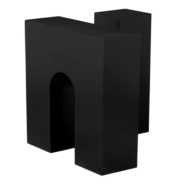 Noir Furniture - Leopold Side Table in Matte Black - GTAB9028MTB - GreatFurnitureDeal