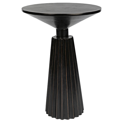 NOIR Furniture - Orson Side Table, Hand Rubbed Black - GTAB939HB - GreatFurnitureDeal