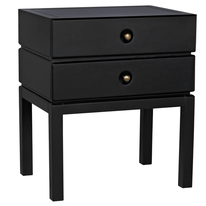 NOIR Furniture - Andras Side Table in Black - GTAB944B