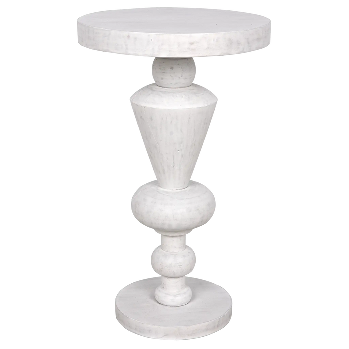 NOIR Furniture - Fenring Side Table, White Wash - GTAB945WH - GreatFurnitureDeal