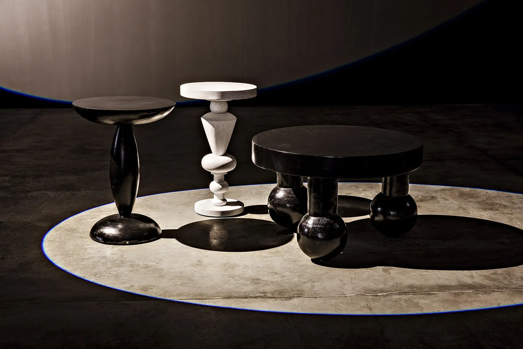 NOIR Furniture - Fenring Side Table, White Wash - GTAB945WH