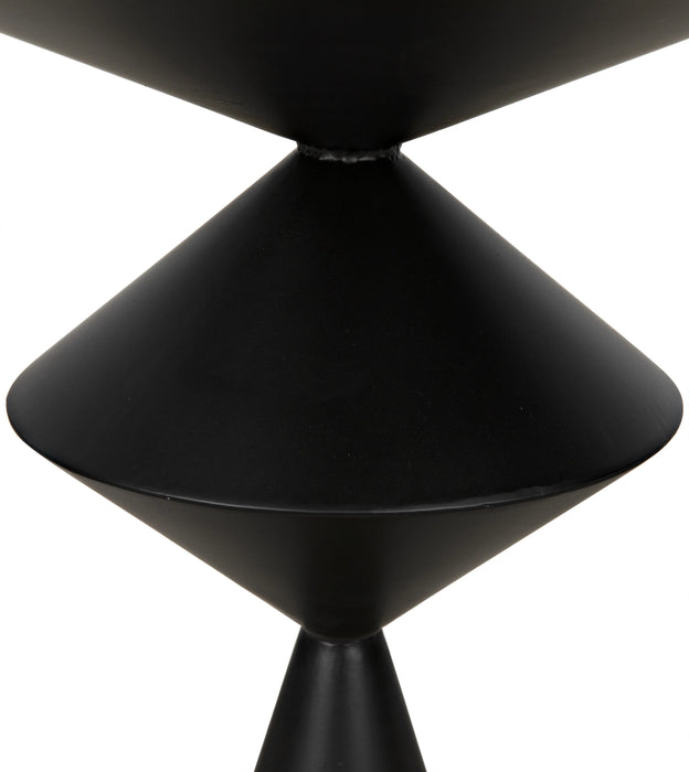 NOIR Furniture - Zasa Side Table, Black Metal - GTAB947MTB
