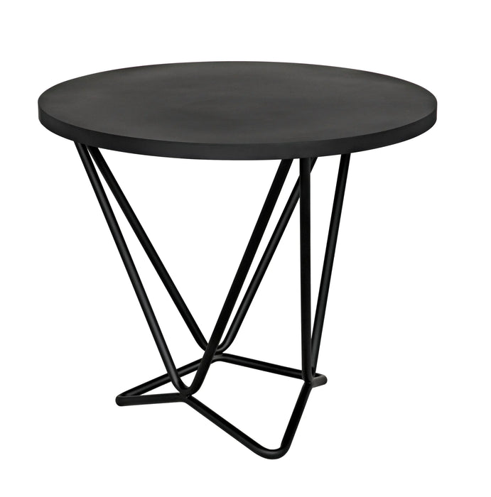 NOIR Furniture - Belem Side Table in Matte Black - GTAB960MTB