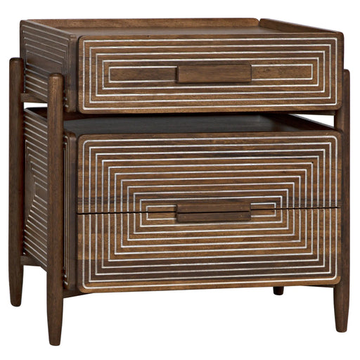 Noir Furniture - Savino Side Table - GTAB970DW - GreatFurnitureDeal