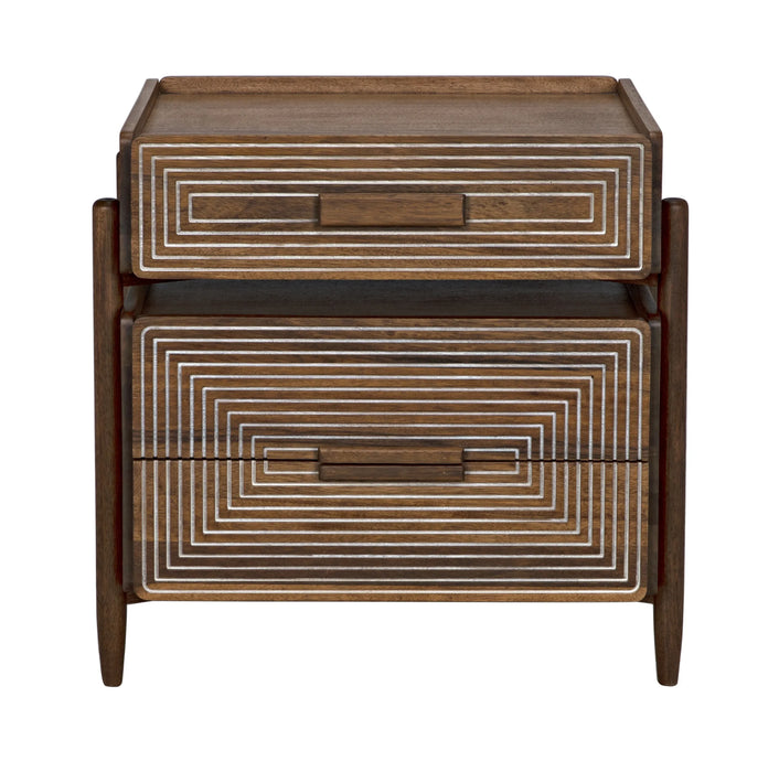 Noir Furniture - Savino Side Table - GTAB970DW