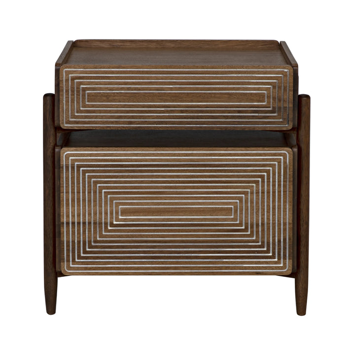 Noir Furniture - Savino Side Table - GTAB970DW