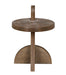 Noir Furniture - Saturn Side Table in Dark Walnut - GTAB976DW - GreatFurnitureDeal
