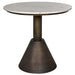 Noir Furniture - Joseph Side Table, Aged Brass - GTAB982AB - GreatFurnitureDeal