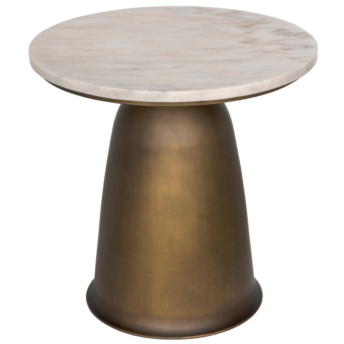 Noir Furniture - Aiden Side Table, Aged Brass - GTAB983AB - GreatFurnitureDeal