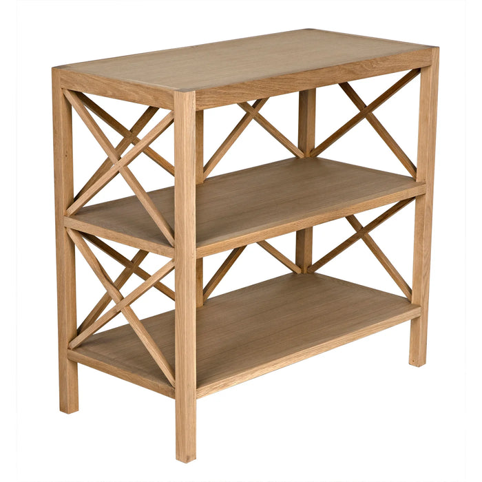 Noir Furniture - Nikolai Side Table, White Oak - GTAB991WO - GreatFurnitureDeal