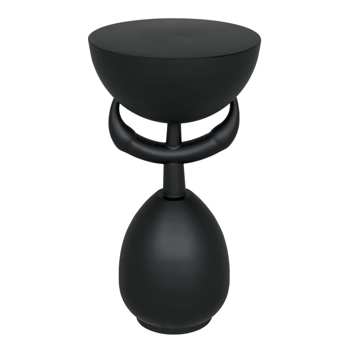 Noir Furniture - Africa Side Table, Metal - GTAB992MTB