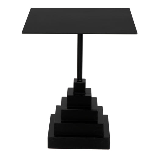 Noir Furniture - Nova Square Side Table - GTAB997MTB - GreatFurnitureDeal