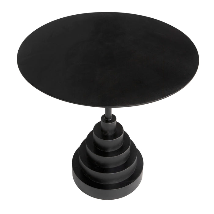 Noir Furniture - Nova Round Side Table - GTAB998MTB
