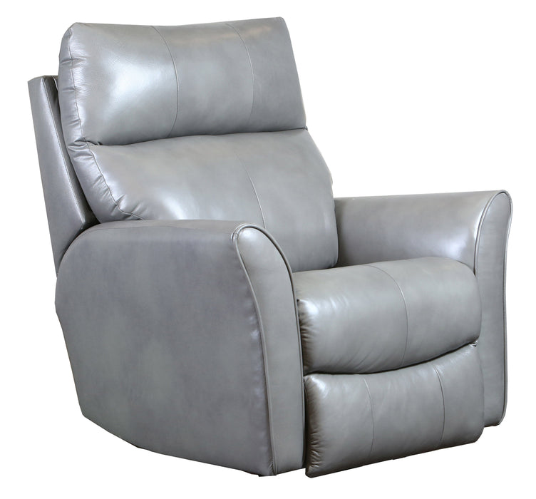 Southern Motion - Stardust Power Headrest WallHugger w/ Next Level & SOCOZI in Gunmetal - 6013-95P NL - GreatFurnitureDeal