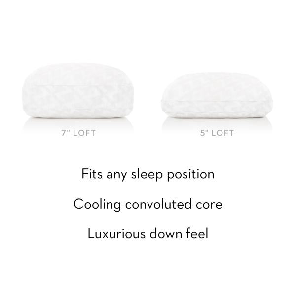 Malouf - Gel Convolution® High Loft Pillow - GreatFurnitureDeal