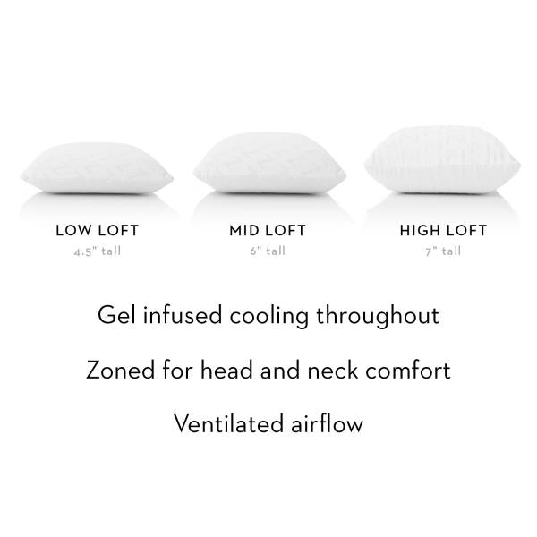 Malouf - Zoned Gel Dough® Pillow - GreatFurnitureDeal