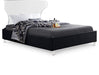 Meridian Furniture - Ghost Black Velvet Upholstered Full Bed - GhostBlack-F - GreatFurnitureDeal