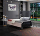 Meridian Furniture - Ghost Pink Velvet Upholstered Twin Bed - GhostPink-T - GreatFurnitureDeal
