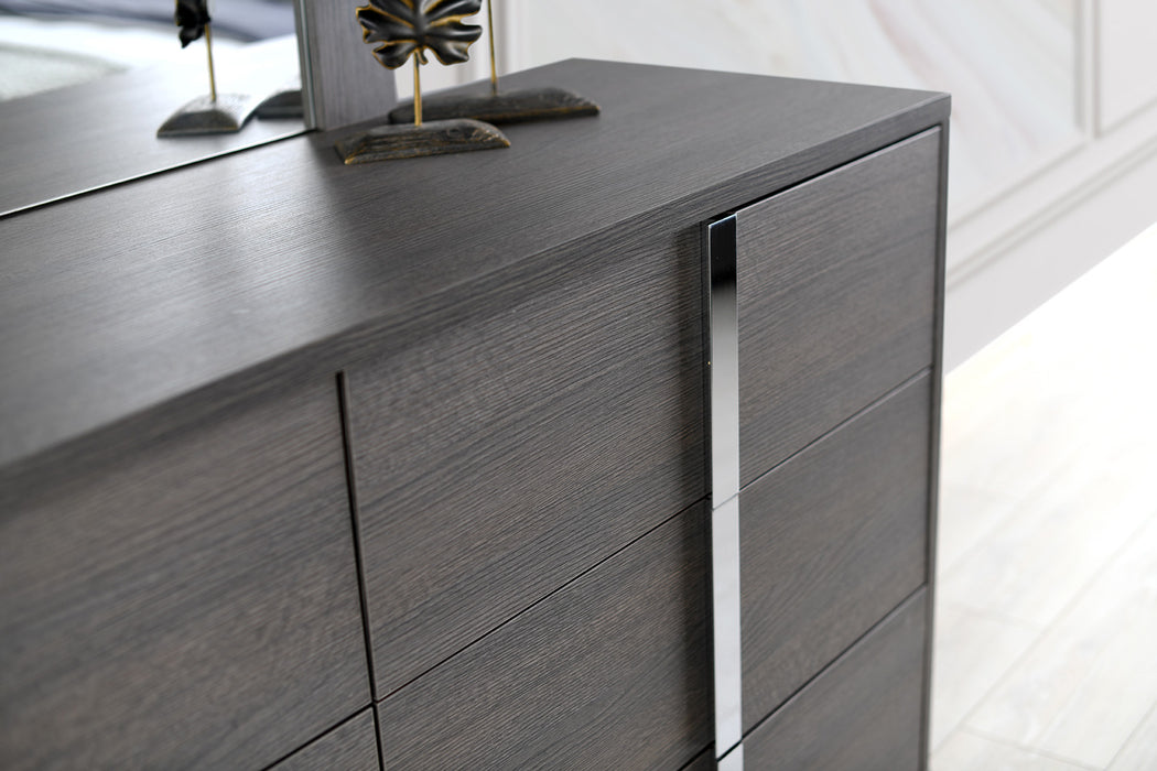J&M Furniture - Giulia Matte Grey Oak Dresser - 203-DR-MATTE GREY OAK - GreatFurnitureDeal