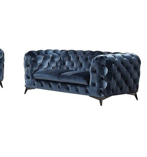 J&M Furniture - Glitz Loveseat in Blue - 184451-L - GreatFurnitureDeal