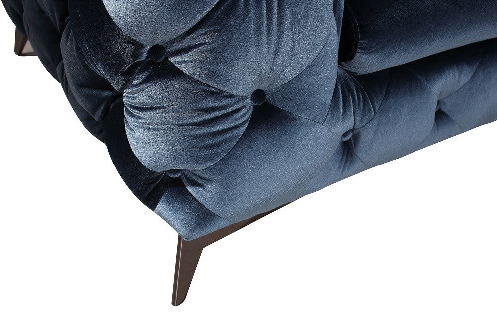 J&M Furniture - Glitz 3 Piece Sofa Set in Blue - 184451-3 - GreatFurnitureDeal