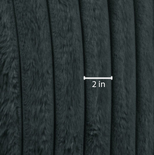 Mariano Furniture - S123 - Big Chaise with Pillows in Striped Fluffy Fabric in Gray - BQ-S120 - GreatFurnitureDeal