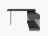 J&M Furniture - Grey Cloud Modern Desk in High Gloss - 179921-D-G - GreatFurnitureDeal