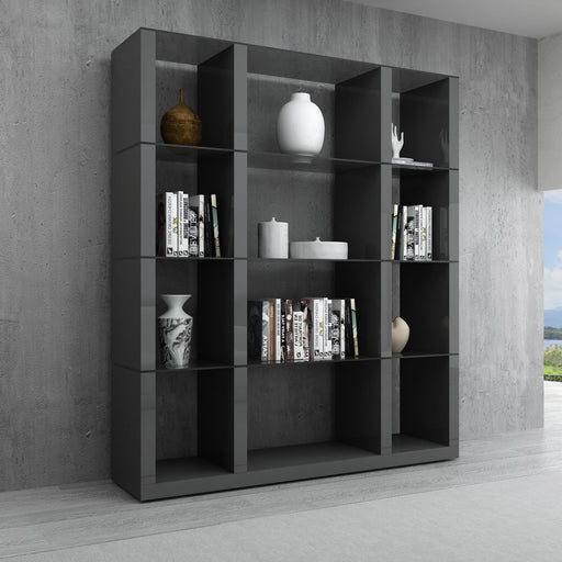 J&M Furniture - Grey Cloud Wall Unit in High Gloss - 177031-G - GreatFurnitureDeal