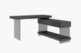 J&M Furniture - Modern Desk in Grey Cloud High Gloss - 179921-D-G - GreatFurnitureDeal