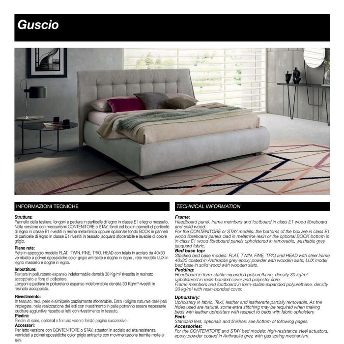 J&M Furniture - Guscio Eastern King Premium Storage Bed - 17768-EK
